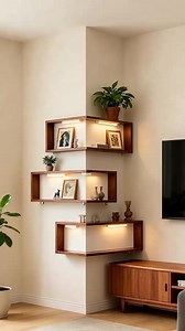 🌰 Walnut Color 90° Corner Wall Mounted Shelf ✨ Rich walnut finish — warm, natural look blends with any decor 🛠️ Space-saving L-shape — utilizes unused corners for display or storage 📦 Sturdy engineered wood — holds plants, books, decor & bathroom essentials 🔨 Easy mounting kit included — installs quickly, no professional help needed 🏠 Perfect for living room, bathroom, kitchen & bedroom corners | Infinitefor66