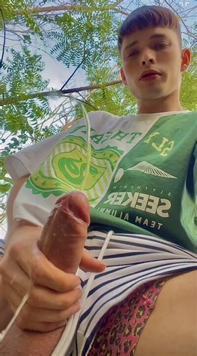 Semen and urine on the street