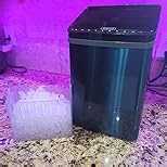 Gevi KNOVA Gemi Nugget Ice Maker, Crushed Ice Makers Countertop with Self-Cleaning, Pellet Ice Machine for Home Kitchen Party, Sleek Stainless Steel Housing (Gray)