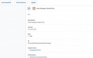 Entfernen Sie Free Package Tracker Plus Redirect