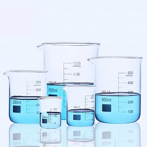 [Hot Item] 25ml 50ml 100ml 150ml 250ml 300ml 500ml 1000ml Lab Measuring Borosilicate 3.3 Glass Beaker