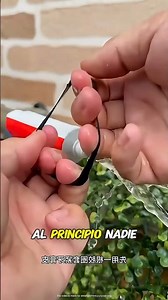 He created a stopper using toothpaste.