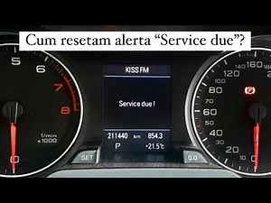 Cum resetam alerta “Service due” la Audi A4 B8.5