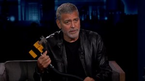 George Clooney Busts Out Flowbee Skills on 'Kimmel'