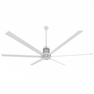 Big Ass Fans i6 96" White Aluminum Outdoor Ceiling Fan - 100-277V