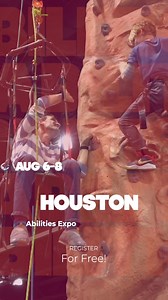 #ABILITIESEXPO HOUSTON STARTS TODAY THRU SUNDAY AT NRG CENTER! Come see the disability products and resources that you have been waiting for. And get ready for some inclusive fun for the whole family! Adaptive climbing wall, dancing, sled hockey, fencing, football and more on August 6-8 at NRG Center. It’s all free so BE THERE. If you haven't registered, do it now: https://www.abilities.com/houston/vregister.html [Video description: A series of scenes of people having fun at Abilities Expo. Ther