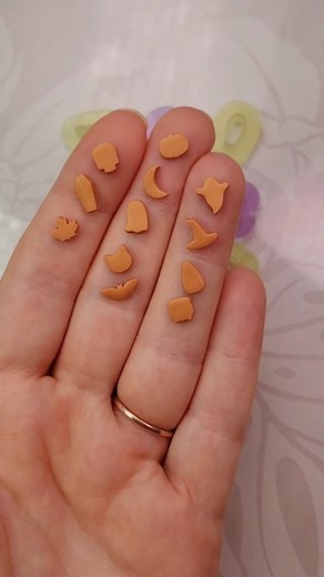 Our Tiny Halloween sets are now available in even smaller sizes! These new teeny tiny cutters are perfect for slabs and for adding details to small and medium size dangles. 🖤💀🎃 #halloweencutters #microcutters #minicutters | The Clay Impress