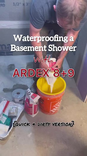 25K views · 285 reactions | ARDEX Americas Bullet proof waterproofing 朗朗⭐️ #diy #homeimprovement #tile #shower #bathroomremodel #facebookreels #showerdesign | Bathroom Remodeling Teacher | Facebook
