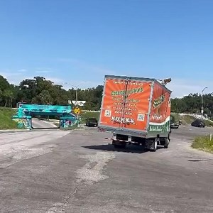 Oops, 💥 #topless Graffiti Bridge strikes again. #thegraffitibridge #justalittleoffthetop #anotherone #heresyoursign | The Graffiti Bridge