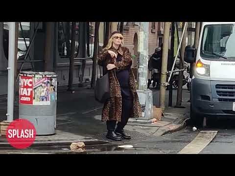 Pregnant Jennifer Lawrence Spotted In Leopard Print Coat In New York City