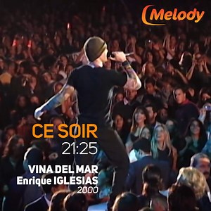 📺 Ce soir sur Melody [Soirée 80's ✨] Les Enfants du Rock - Genesis à Dallas du 24-03-1984 L’émission du 24 Mars 1984 est composée d’un extrait d'une répétition du groupe GENESIS en novembre 1983 à Dallas avec PHIL COLLINS suivi d’un extrait du jeu L’Impeccable Spécial ROLLING STONES, puis du reportage Le Rock à Rouen, présenté par Antoine DE CAUNES [Soirée 90's 📀] Enrique IGLESIAS au festival de Vina Del Mar du 20-02-2000 Nous retrouvons le chanteur espagnol Enrique IGLESIAS pour le festival d