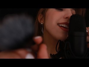 ASMR UP-CLOSE & SENSITIVE ~ Subtle Mouth Sounds & Face Brushing