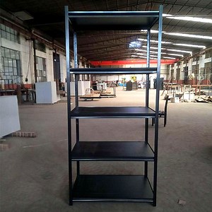 [Hot Item] 5 Level Black Color Boltless Rack