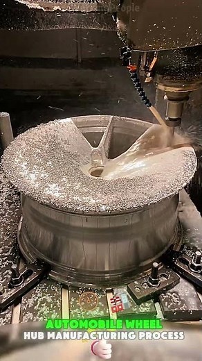 Automobile wheel hub manufacturing process