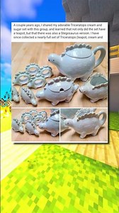 Triceratops Tea Cups🥹🦕