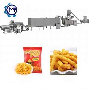[Hot Item] Baked Kurkure Machine Fried Nik Naks Processing Extruder Cheetos Chips Making Machine