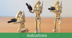 Build your own "Roger Roger" droid from Star Wars [Instructions] - The Brothers Brick