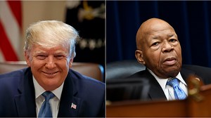 Trump attacks majority-black Maryland district as 'disgusting ... rodent infested mess'