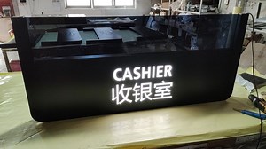 [Hot Item] Double Sided Aluminum Hanging Lightbox LED Strip Light Box