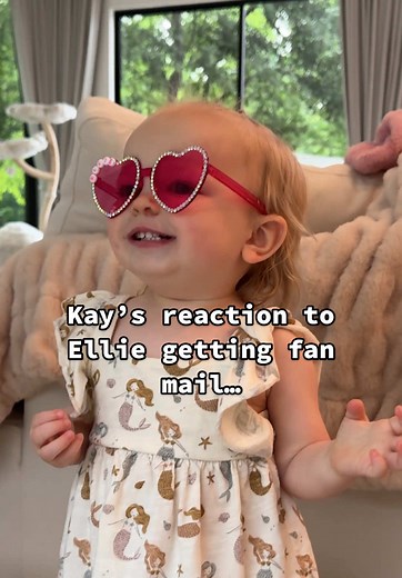 Ellie's Excited Reveal to Kinsley After Fan Mail! 😂🥹