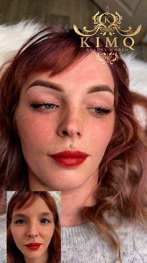 Combo Nano brow straight after the procedure, soft feathering at the front and misted ends 💫 #combonano#kimQinvernessbrowspecialist | KimQ Beauty World