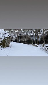 #longbowresort #waterfalllovers #waterfallphotography #paradise #naturephotography #nature #cabin #naturelovers #cabininthewoods #snow #snowday #snowing #winter #winterwonderland #frozen | Longbow Resort