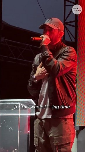 Eminem surprises fans at 'Stans' documentary premiere in New York #Shorts