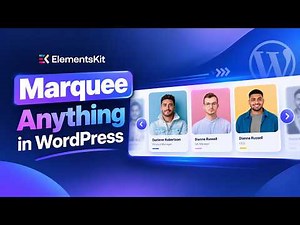 The Elementor Marquee Trick That Works on Any Container