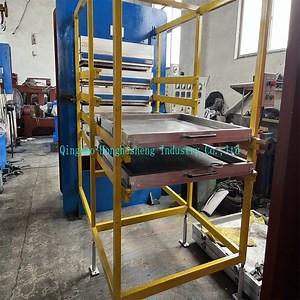 [Hot Item] 120 Ton Frame Type Four Layers Rubber Tile Making Machine