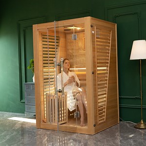 [Hot Item] Traditional Sauna Dry Steam Full Body Steam Sauna Wood Steam Sauna Room