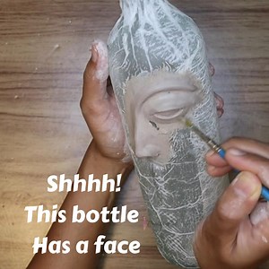 Shhhh! this bottle has face | CreativeCat