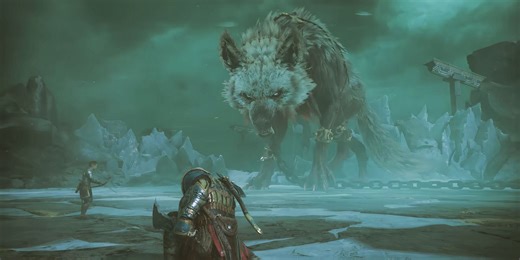 God of War Ragnarok: Fighting Garm