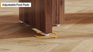 BYBLIGHT Kearsten Rectangle White Walnut Brown 55 in. Bar Home Table Bar Unit Liquor Bistro Farmhouse Faux Marble Finished BB-RY0179-ZZ - The Home Depot