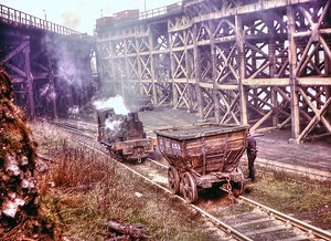 Seaham harbour in March 1966 by John Wiltshire