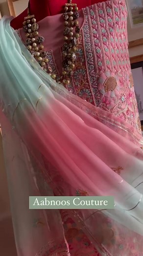 #chikankari #chikankarikurta #chikankariembroidery #chikan #handmade #handembroidery #sequins #organza #organzadress #organza #pinksuit #turquoise #bluesuit | Aabnoos Couture