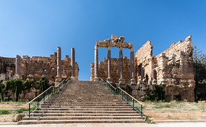 Baalbek: Cyclopean temples that are immense and monumental.