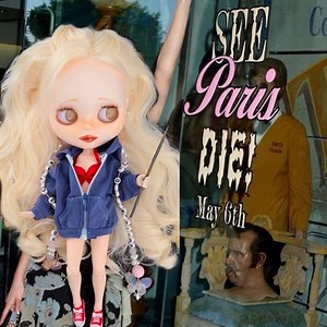 Paige Edwards Paris Hilton House of Wax Movie Inspired Custom OOAK Blythe - Etsy