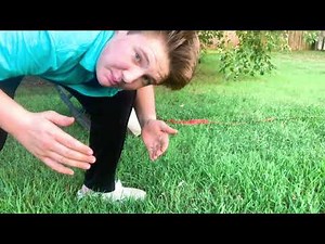 Simple homemade lawn aerator on a budget