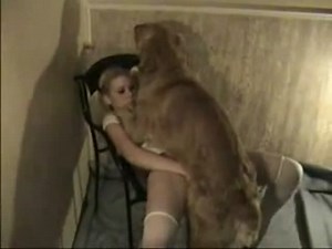 Lovely Russian teen adores getting fucked by her brown dog