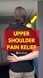 766K views · 13K reactions |  Upper Shoulder Pain Relief in Seconds #shoulderpain #shoulderpainrelief #trapezius #SpineCare #DrRowe | SpineCare Decompression and Chiropractic Center | Facebook