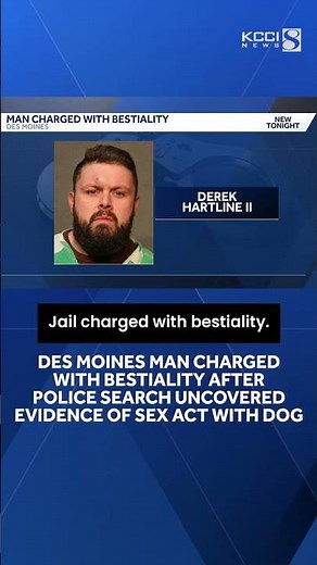 Des Moines man charged after police say search found evidence of sex act with dog