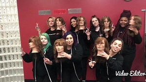 Theme for today - Shears up! #PivotPointFun, #PivotPointCreativity | Pivot Point Academy