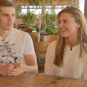 The Swedish teens hoping a move to Sussex will kick-start their football careers. | BBC Kent