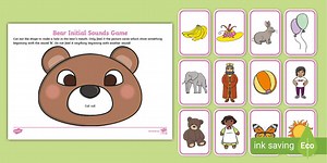Bear Initial Sound Game: Letter b