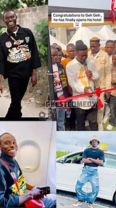 GehGeh f!nally open h!s Opueh celebrity Hotel 🏨 congratulations. #GehGeh #brodamikefan #everyone #hotel #viralvideo | DBestcomedy