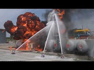 Explosion-Proof Fire Fighting Robot Field Test- September 2016