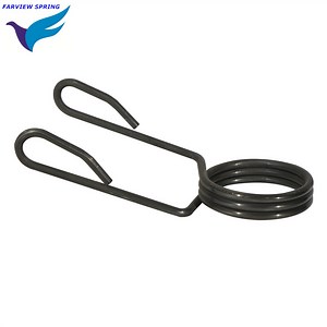 [Hot Item] Factory CNC Machine Making Round Metal Stainless Steel Spiral LED Clip Double Wheel Torsion Bar Spring