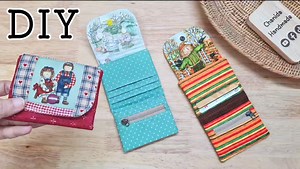 DIY Mini Wallet #Chanida #Handmade #sewing #tutorial #diy | Chanida Handmade