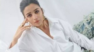 Pregnant Alia Bhatt steps out in quirky fringe jeans for Darlings promotion that costs Rs 18k, PICS