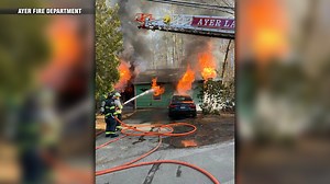 2 firefighters injured in blaze at Ayer home